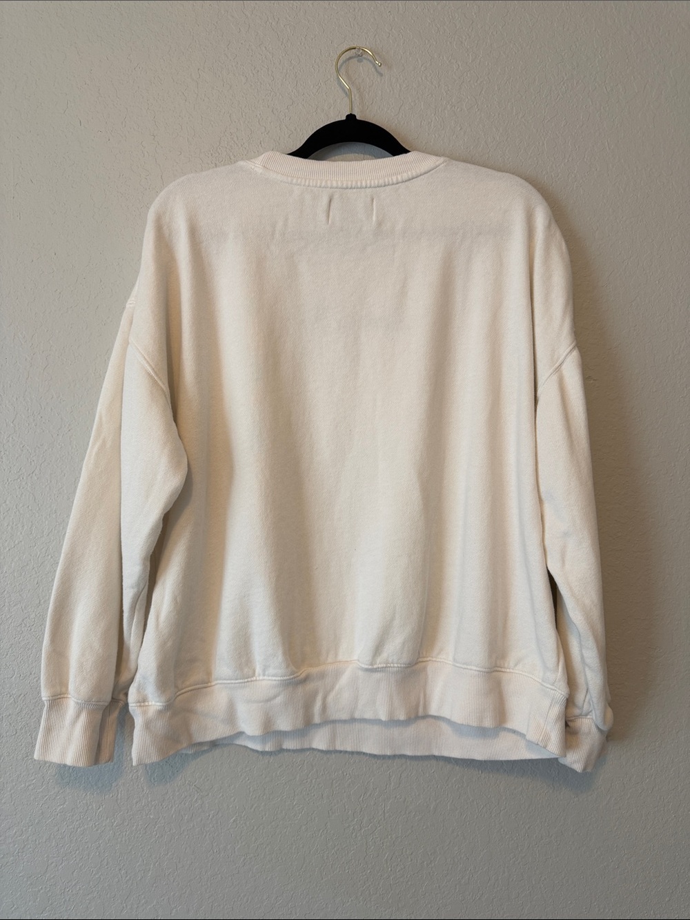 Old Navy Cream Graphic 'Sport & Leisure' Pullover Sweatshirt - Picture 6 of 6